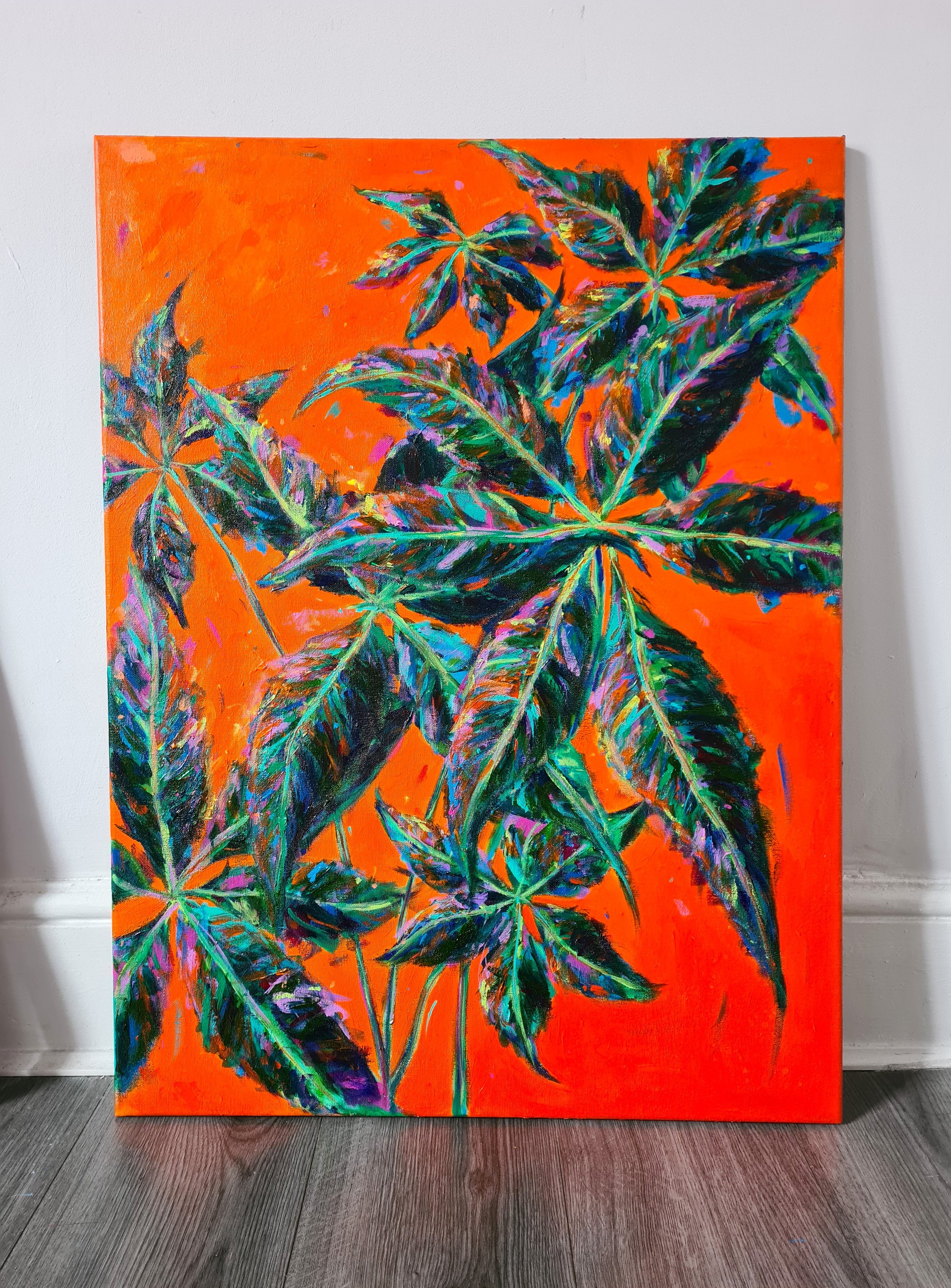 colourful plant painting
