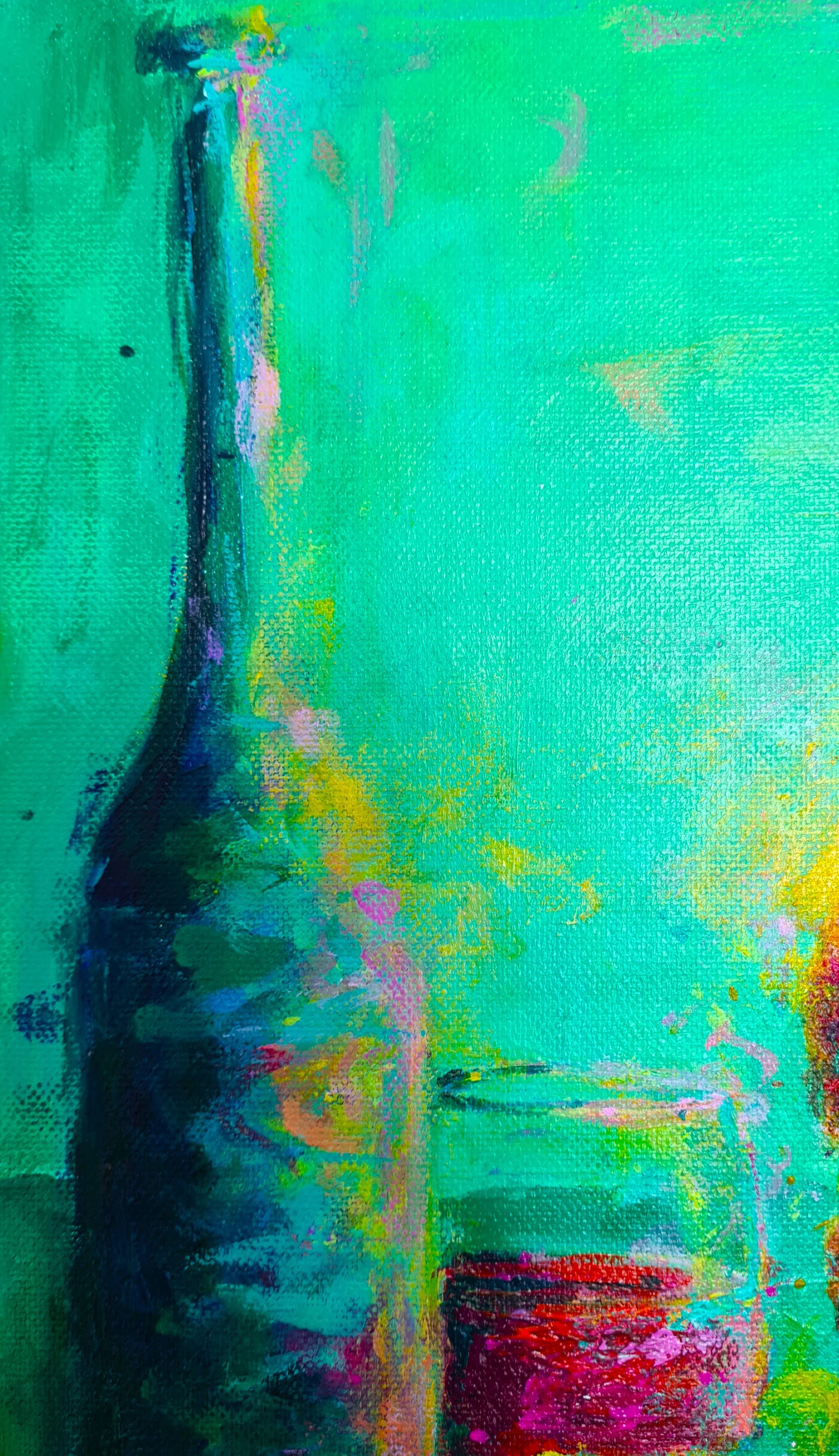 green painting