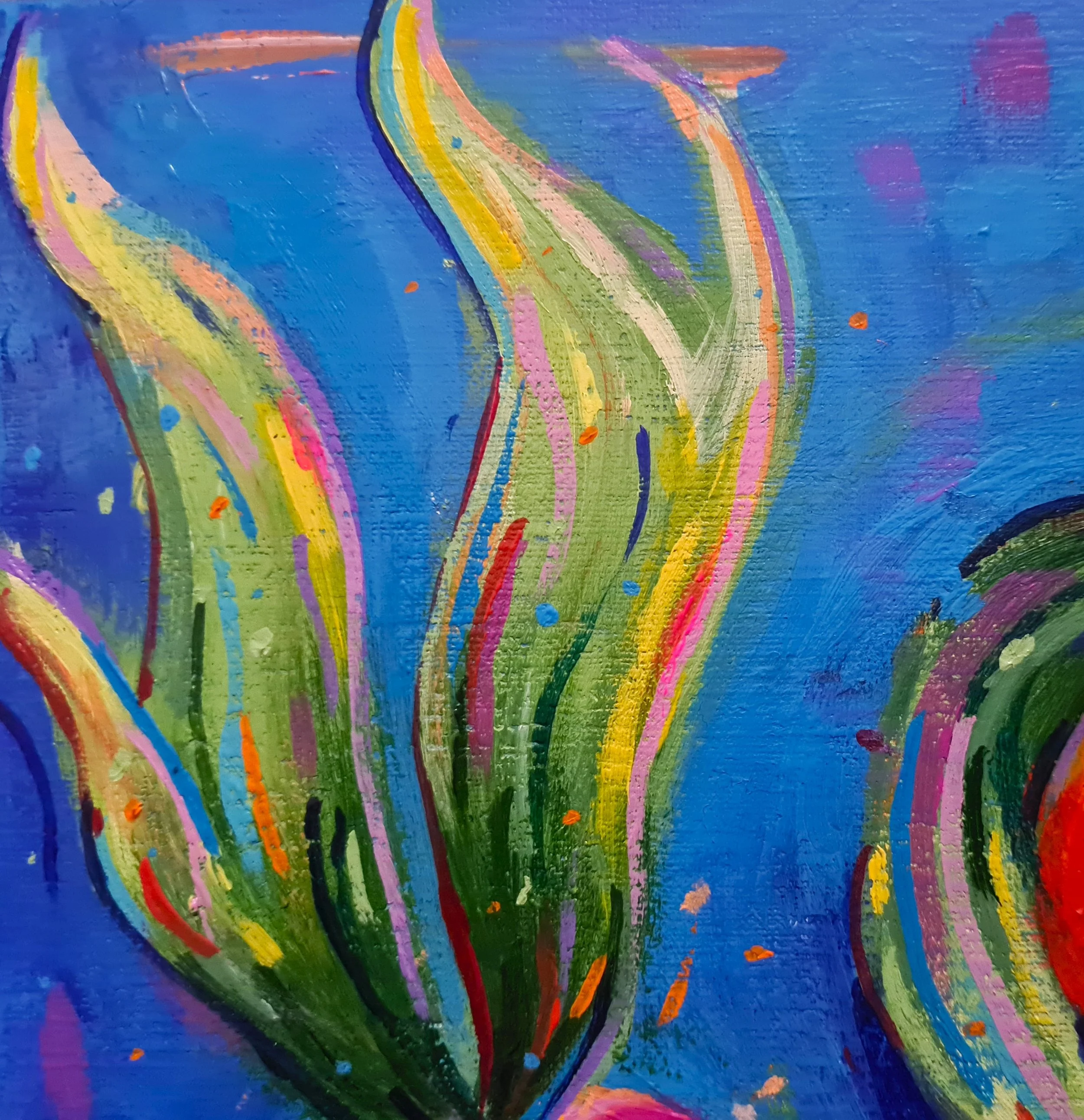 green leaves
