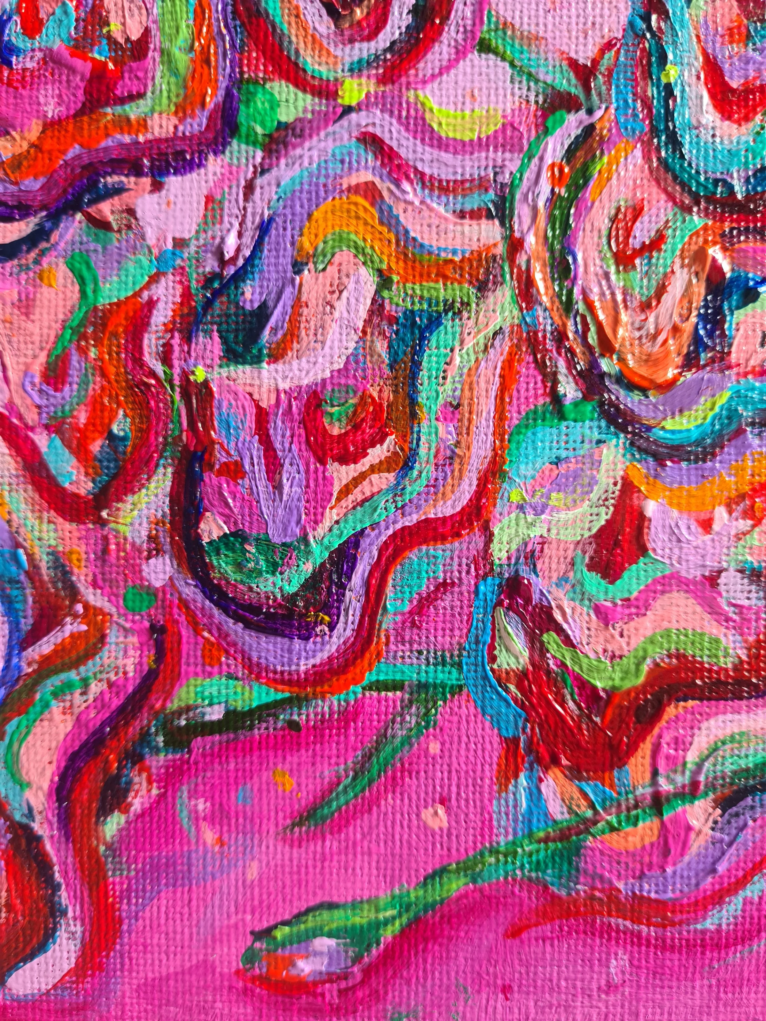 pink painting