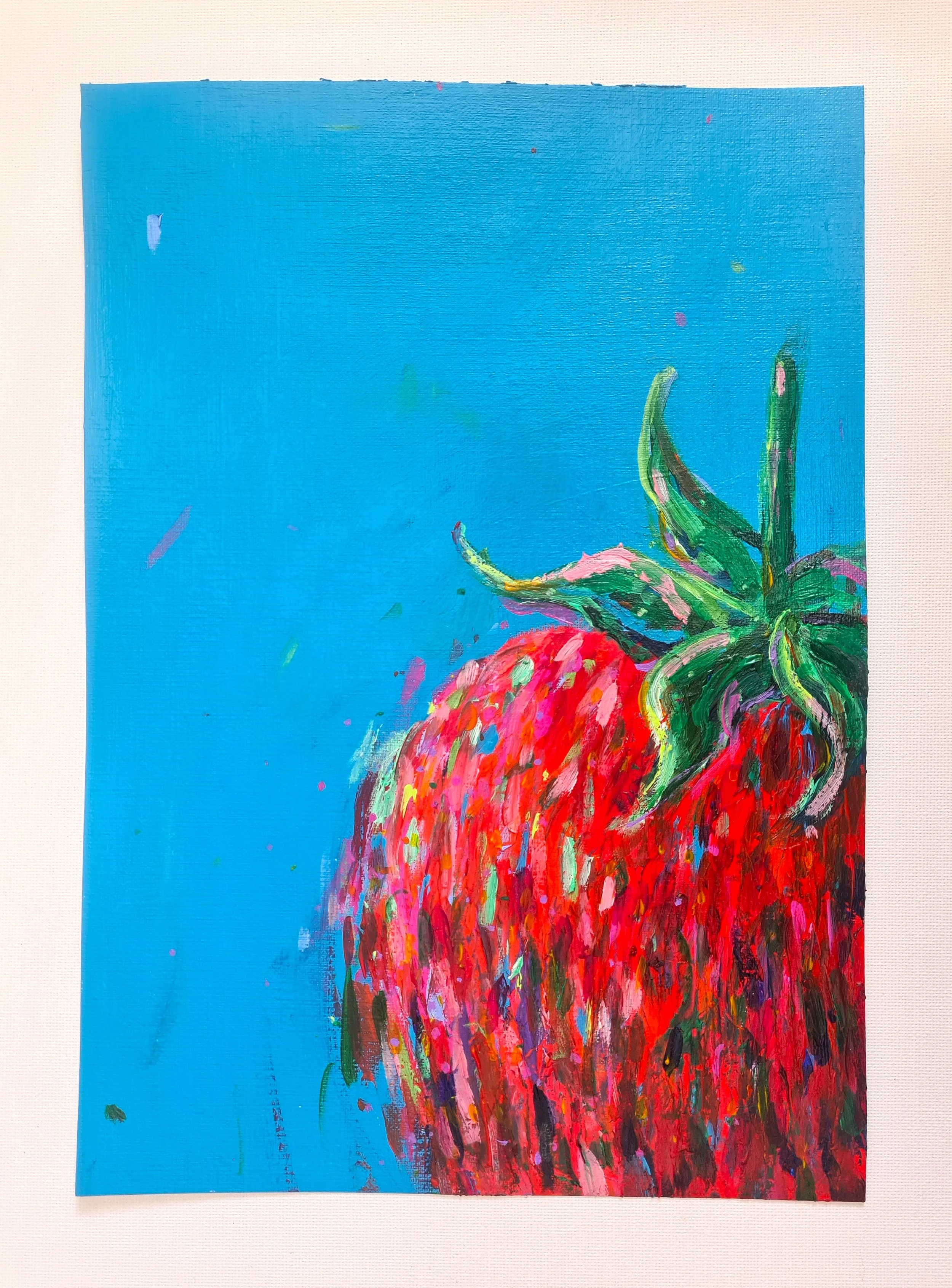 strawberry art
