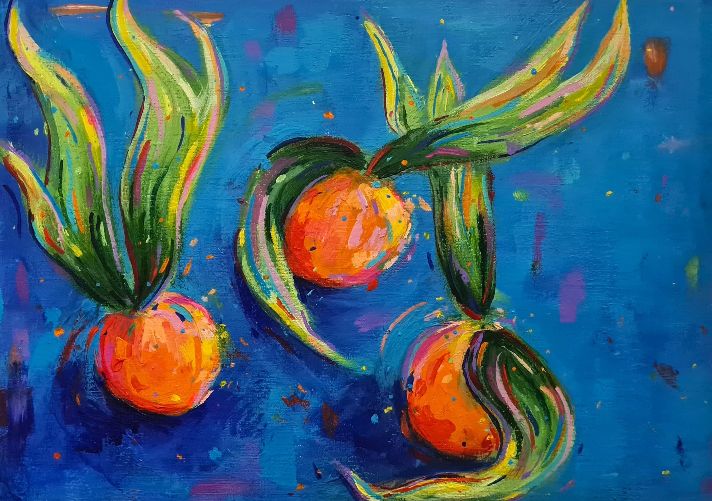 orange fruit still life