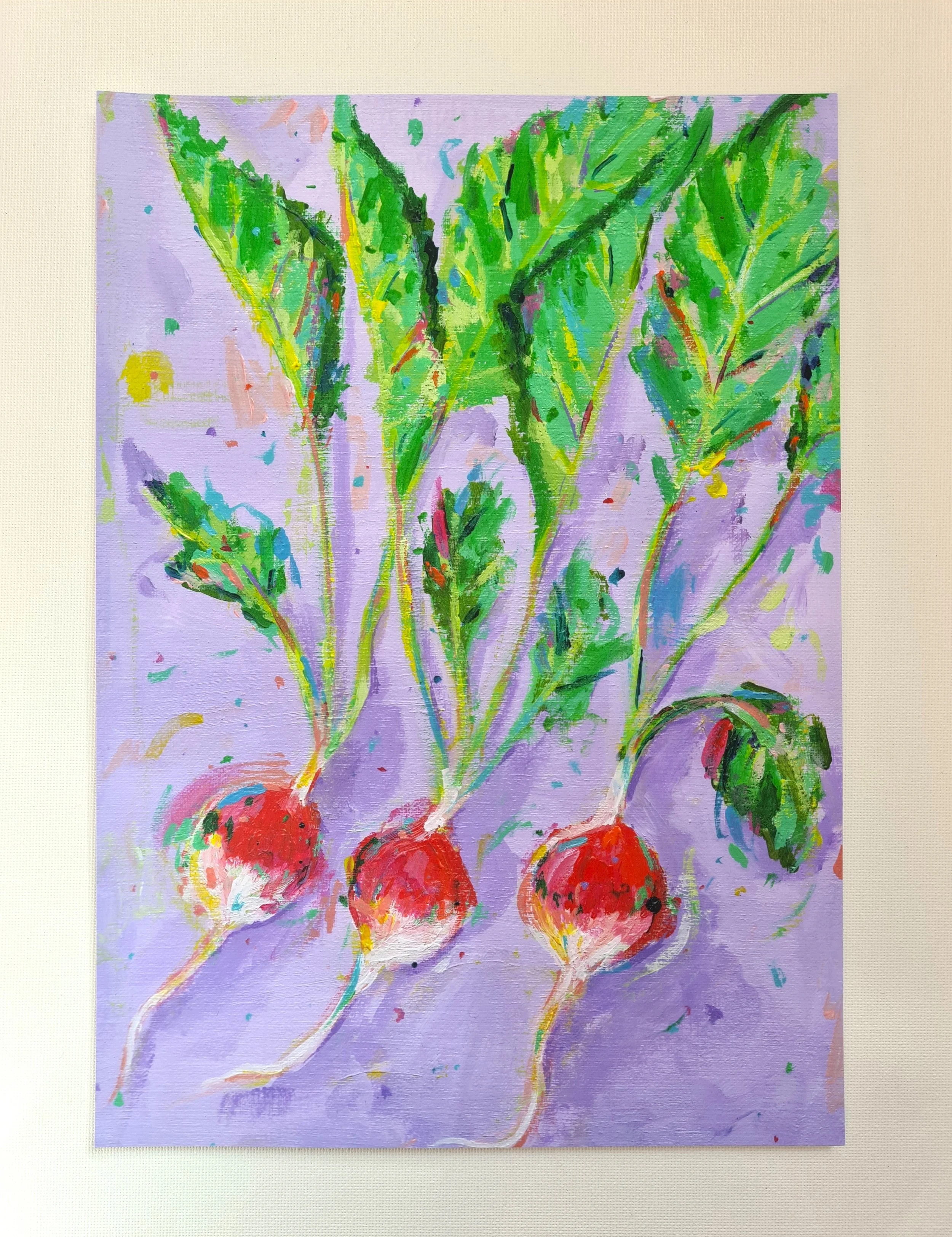 radishes art