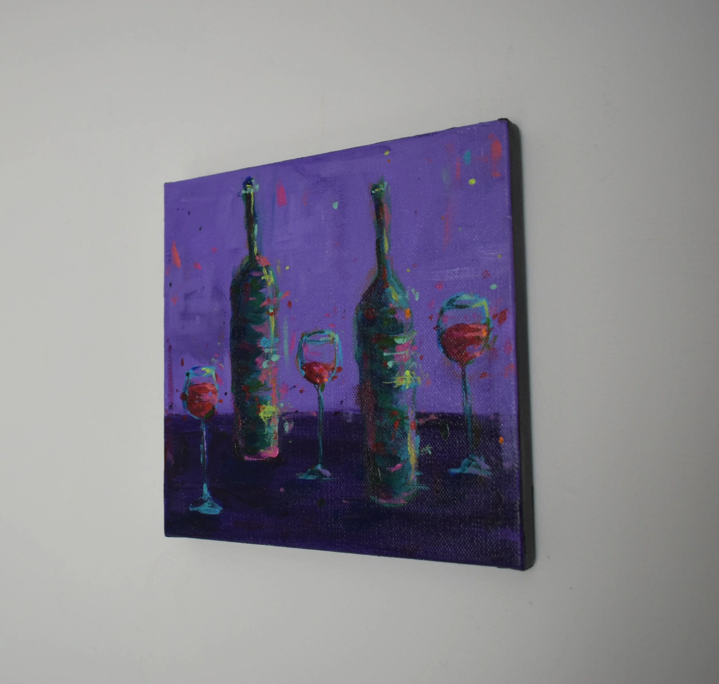 side view of an impressionist style painting