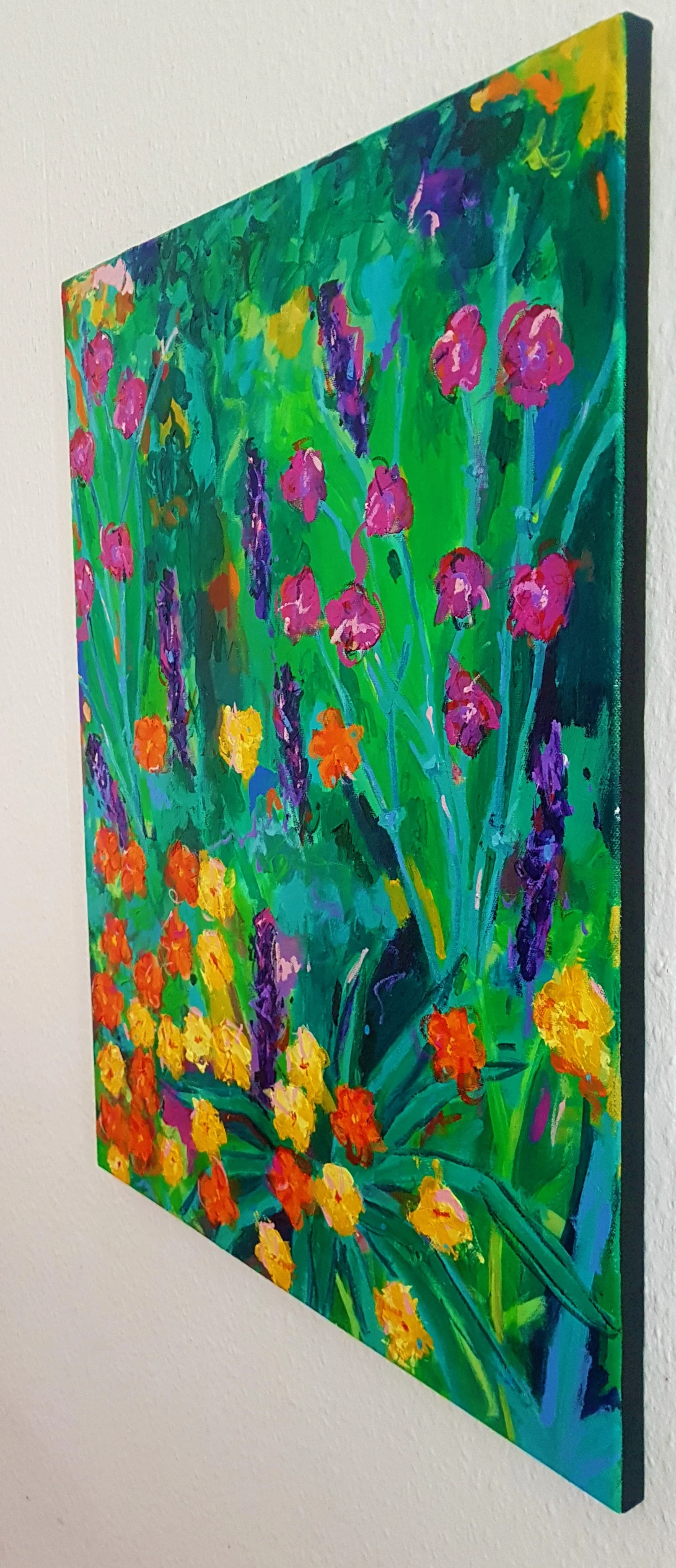 side view of a painting