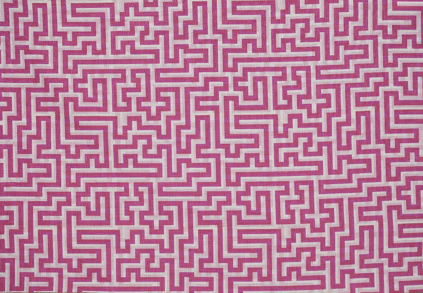 Anni Albers Meander: Hot Pink