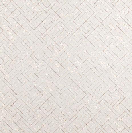 Anni Albers Triangulated Wallpaper: Apricot