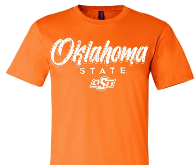 FanPrint Oklahoma State Cowboys T-Shirt Tank Perfect FarmerFan T-Shirt 