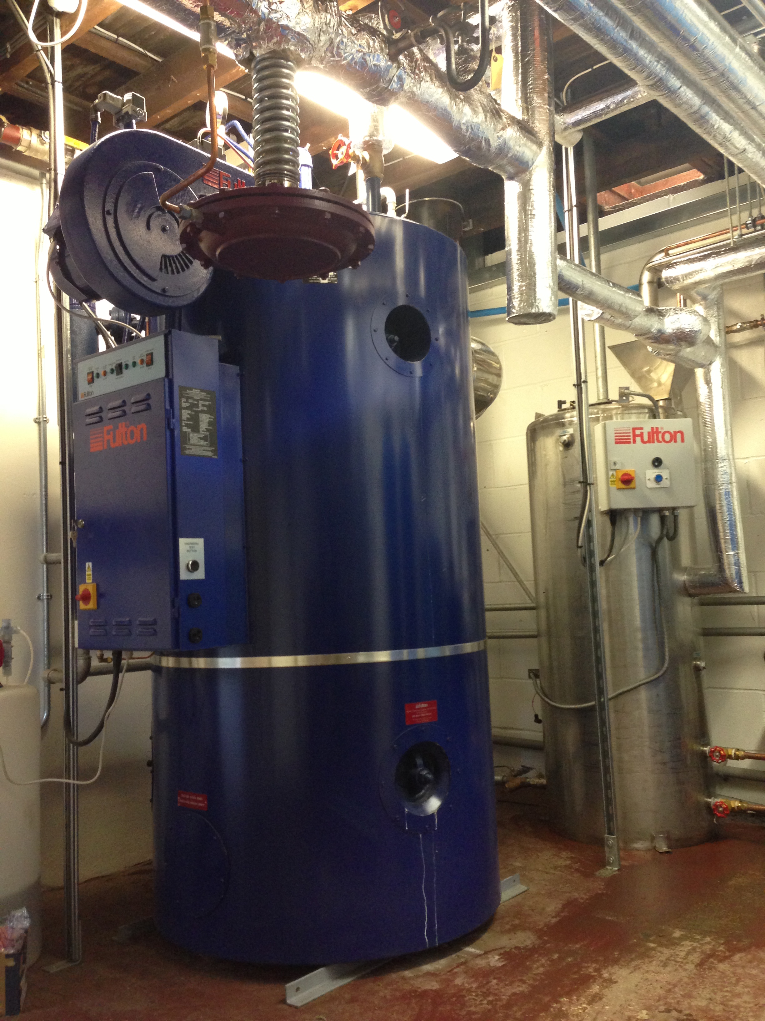 Gas fired steam boiler for new Gin distillary (2).JPG