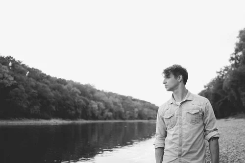 Promo photos for Minneapolis musician Chris Koza of Rogue Valley