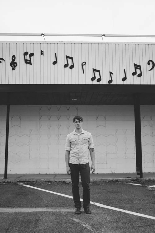 Promo photos for Minneapolis musician Chris Koza of Rogue Valley