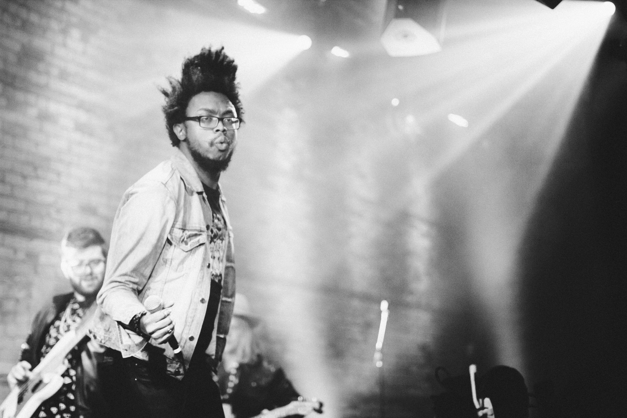 Photos of Minneapolis band Black Diet for PBS program the Lowertown Line