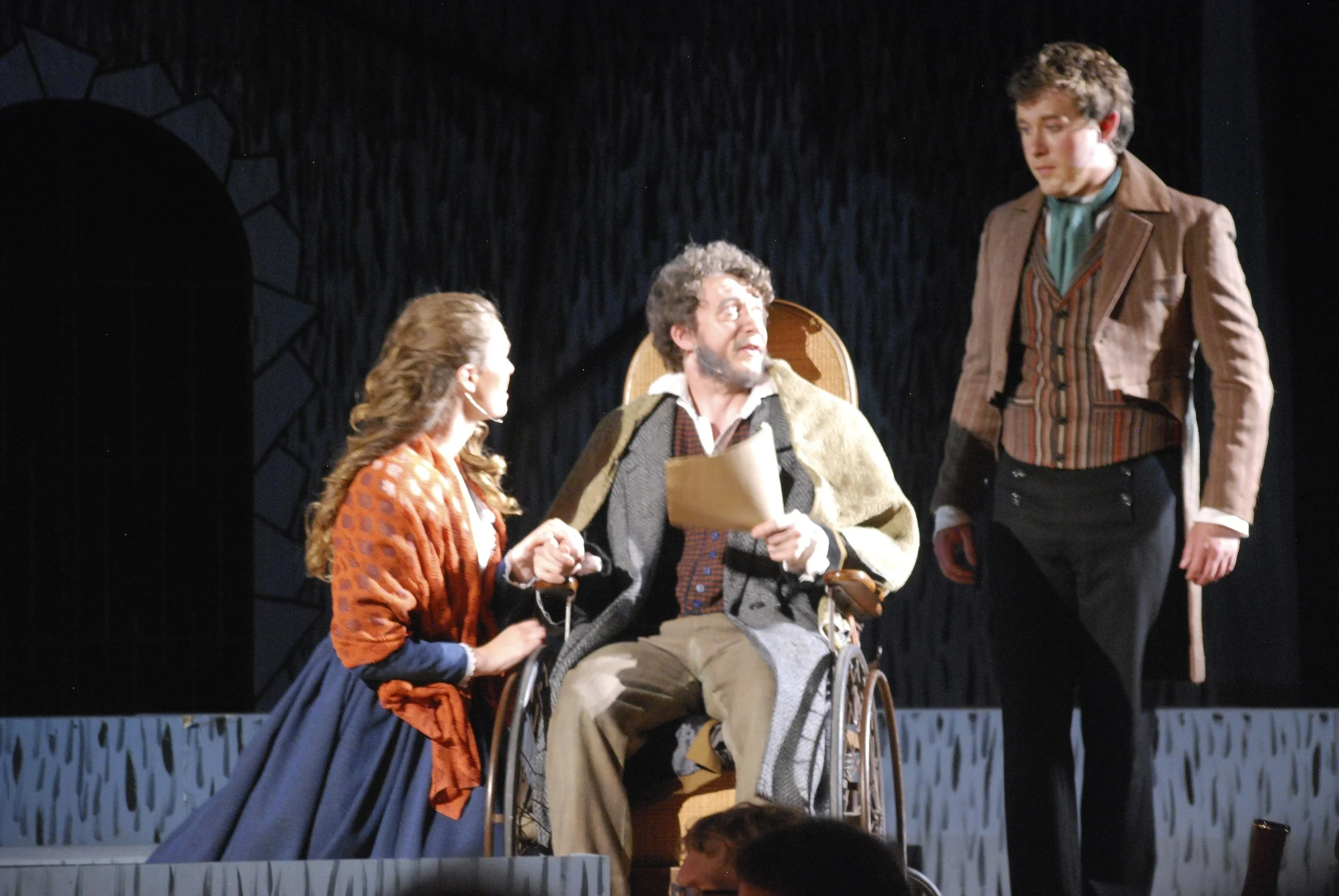 Chandler as Cosette in Les Misérables (2014)