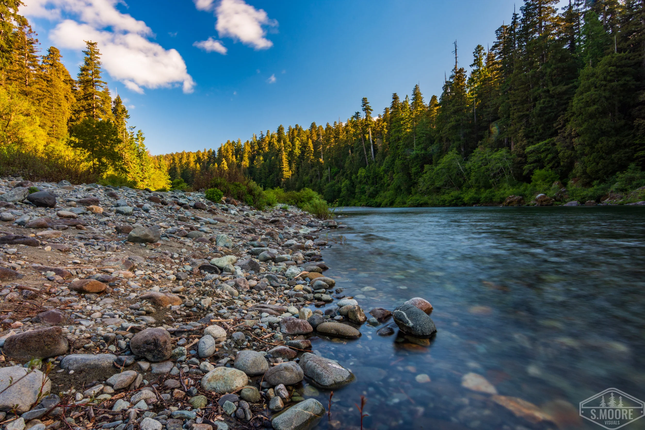 Sunset on the Smith River
