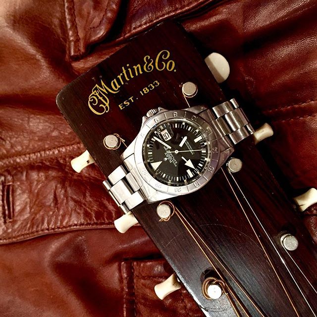 1946 Martin and McQueen 1970s MK1 dial. #martinguitar #stevemcqueen #explorerii #rolex #mk1dial #nantucket