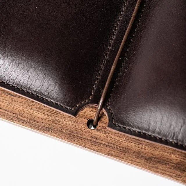 Cushion detail. Shot by @winkylewis. Check out her timely new project @stayclosefromafar.
Leather work by @maineleatherco.