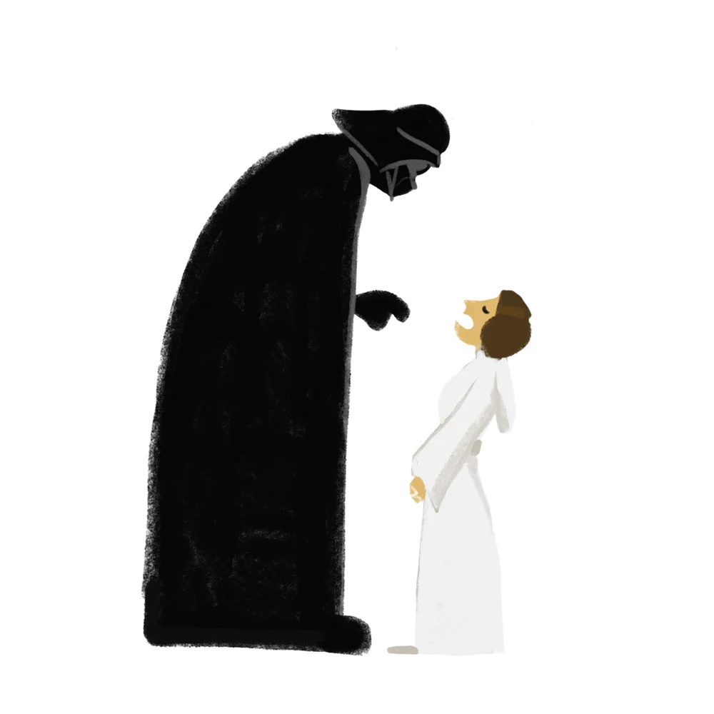 ANEWHOPE-Vader-Leia hello mireille st-pierre.jpg