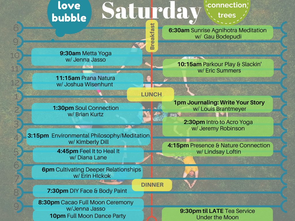 Saturday Schedule Sum18