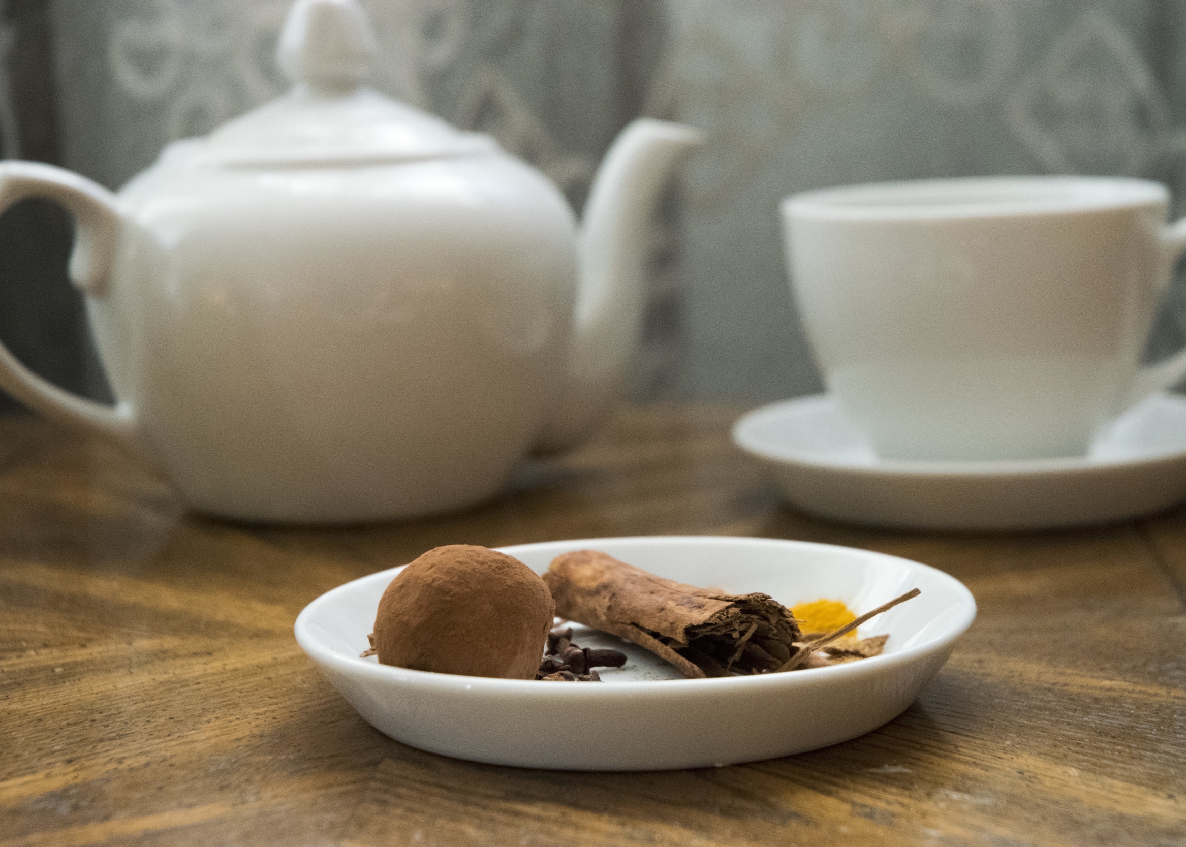 Vegan Truffles Dirty Chai