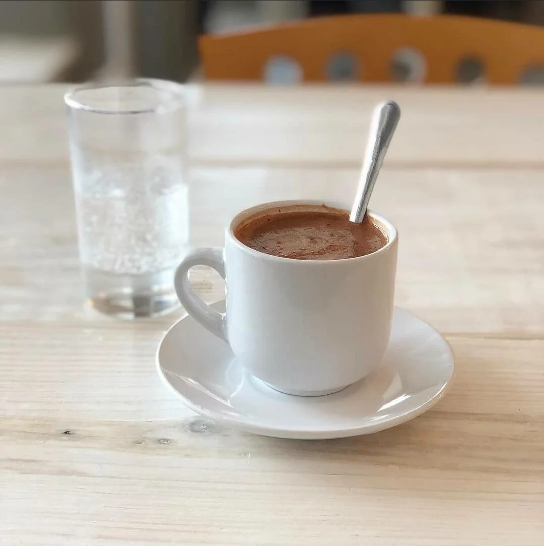 Serving our drinking chocolates with a palate cleanser such as sparkling mineral water provides a fuller tasting experience. Photo credit: Veronica Engle