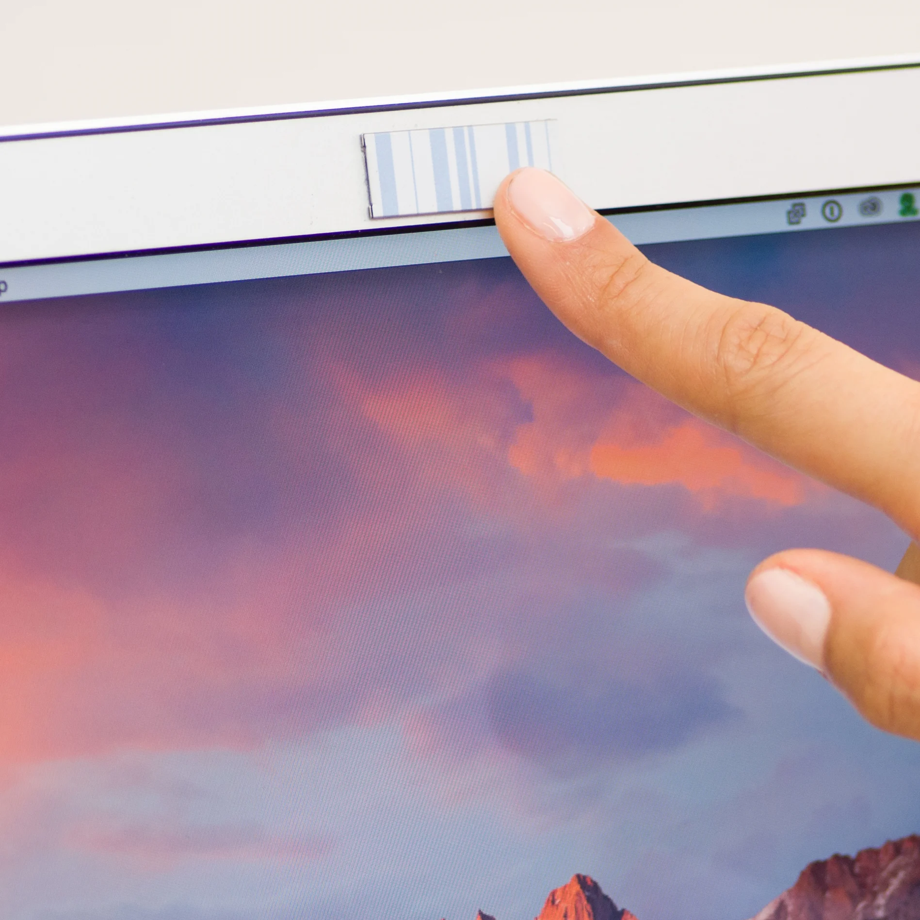 Webcam Cover, Vertical Stripes