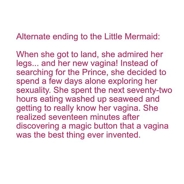 I like this ending better. 🧜&zwj;♀️ #feministfairytales