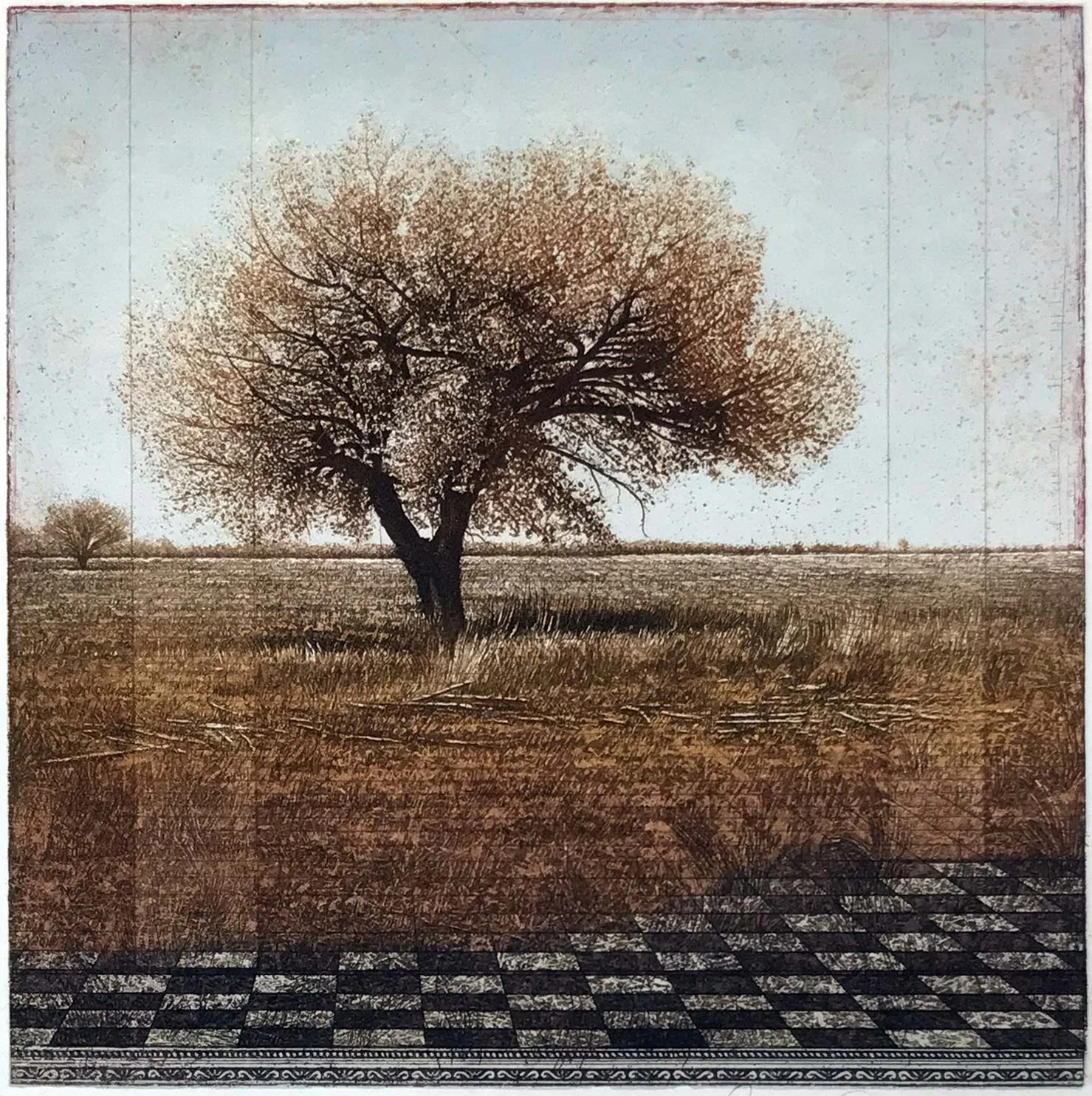 Two Trees with Perspective (Fall)