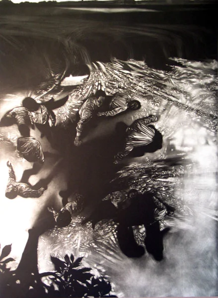 Attraction 5, Mezzotint by Maurice Pasternak