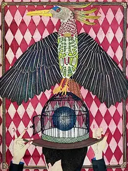 Feathered Bot, by Yuji Hiratsuka