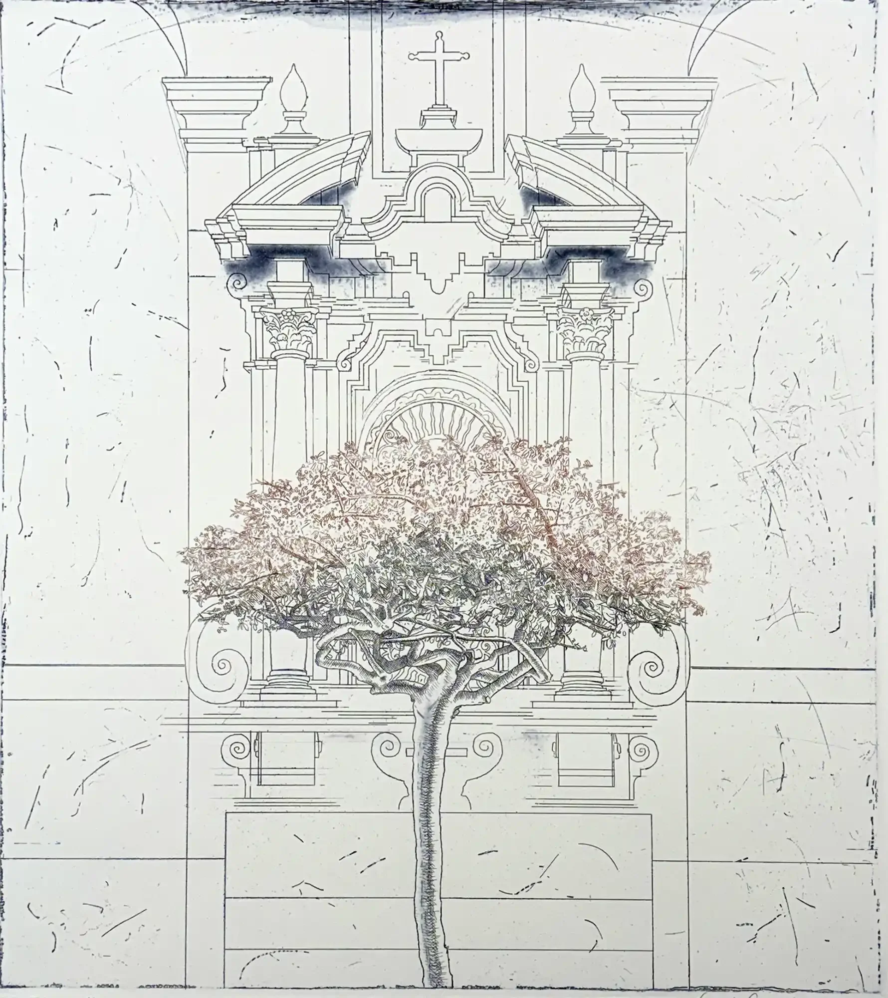 Plate two printed alone
