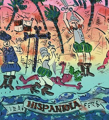 Hispaniola, by Frank Romero