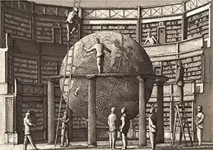 Theatre de Geographie, by Érik Desmazières