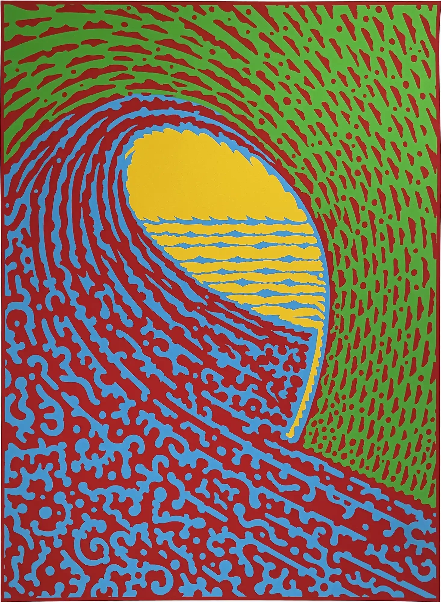 The Next Wave, screen print by John Van Hamersveld — Warnock Fine Arts