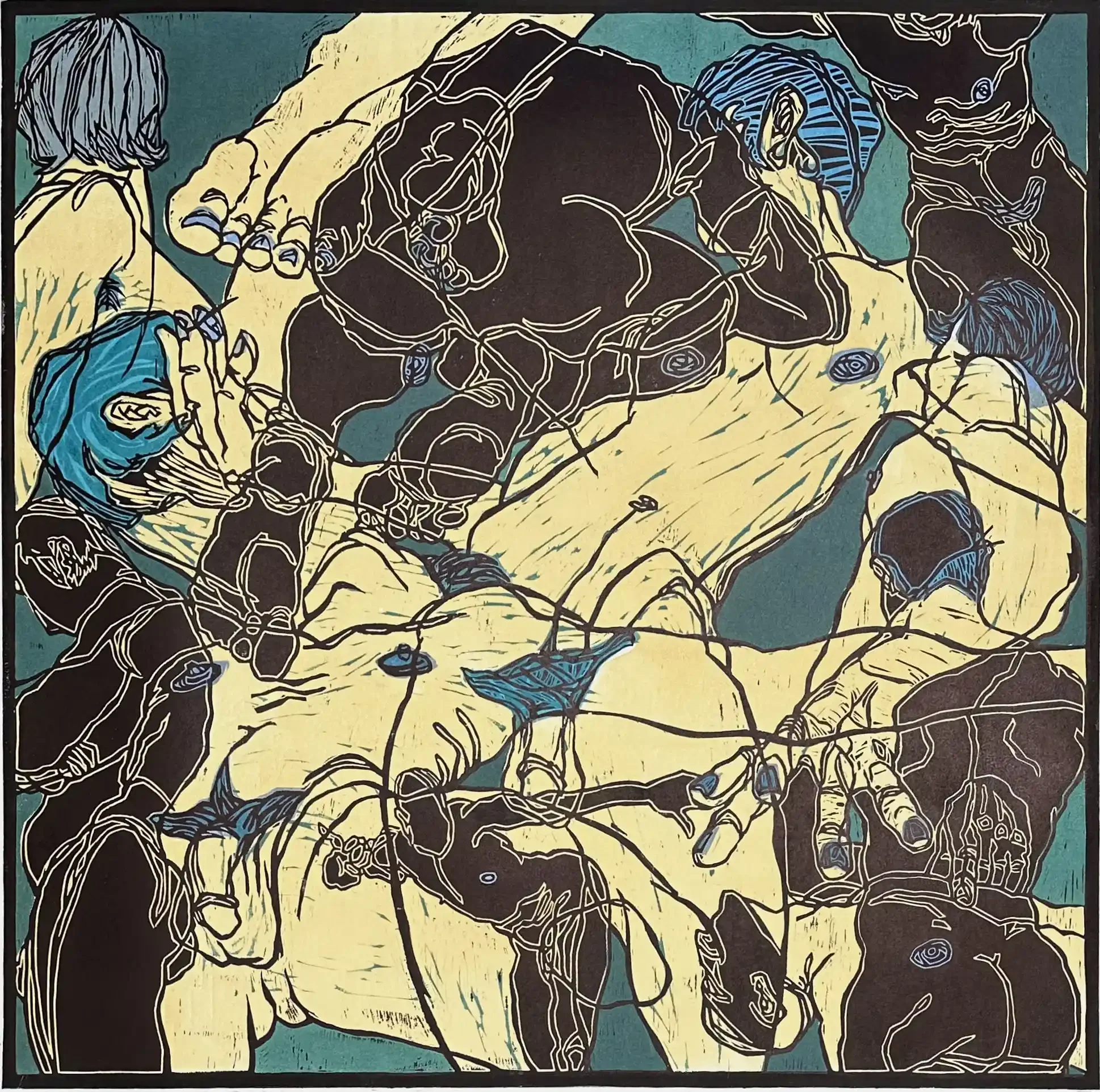 Les Hommes (blue/green variant)