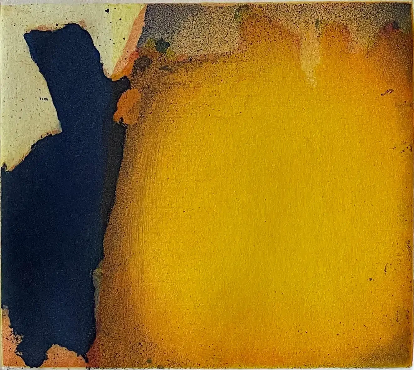 Oraison du Soir (Evening Prayer) drypoint and aquatint by Christian Bozon