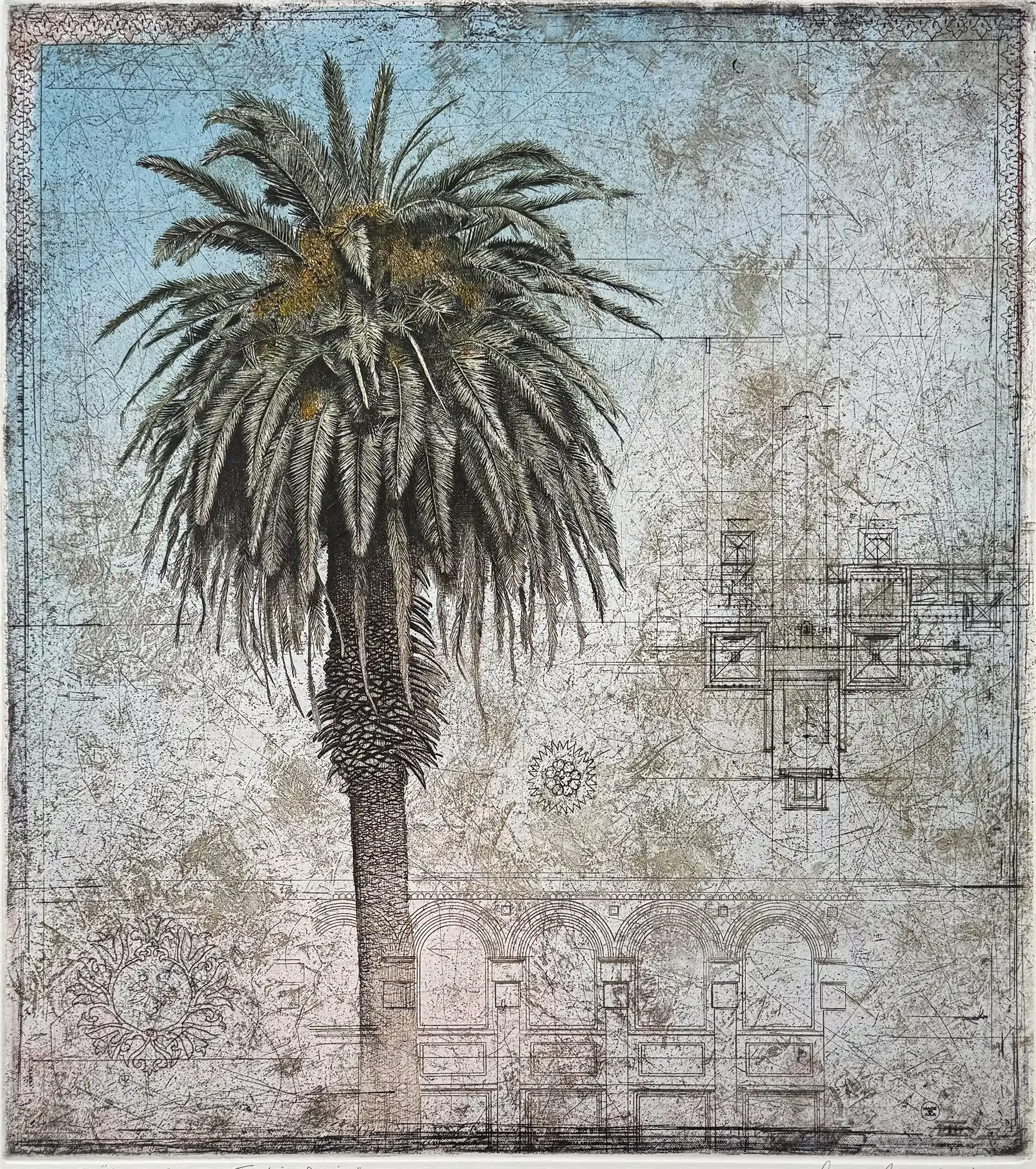 Royal Palm With Turkish Design