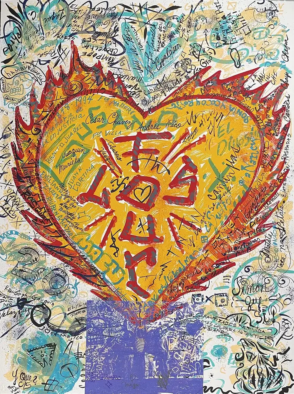 20 Year Anniversary Print (Homage to Carlos Almaraz)