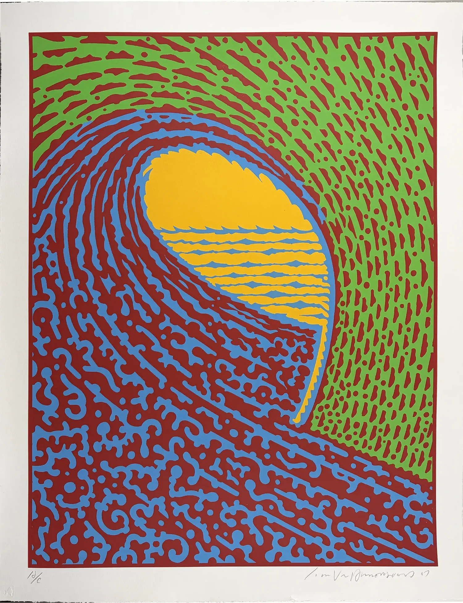 The Next Wave by John Van Hamersveld | Psychedelic Surf Print