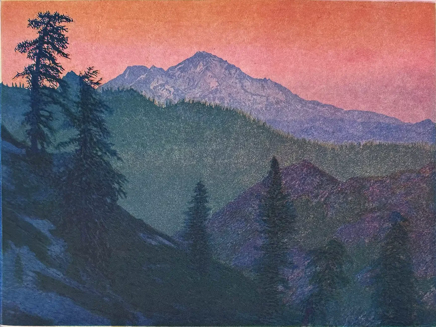 Evening Light, Mt. Shasta