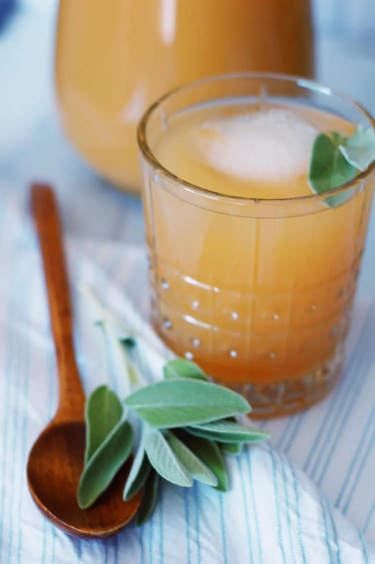 Apple Ginger Sage Spritzer