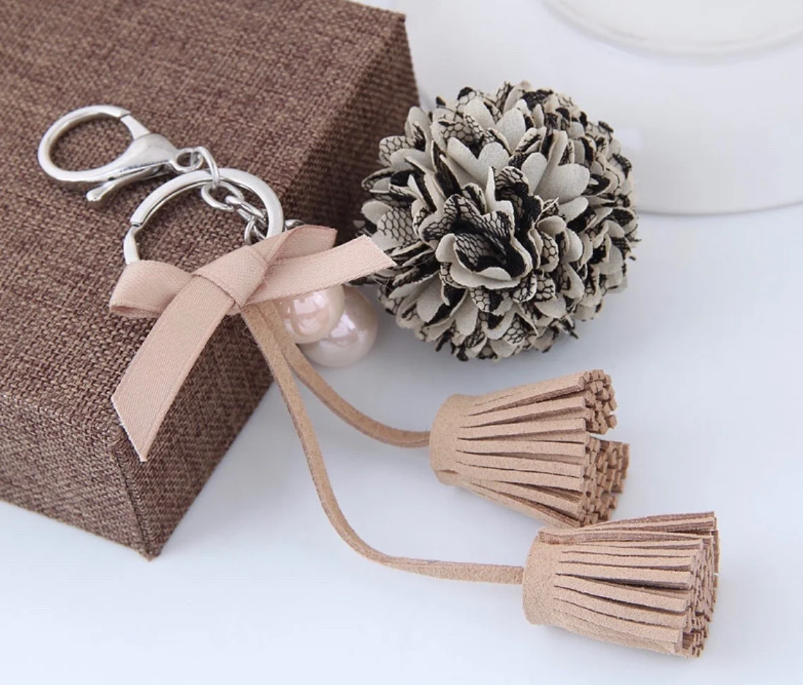 Flower & Tassel Key Chain