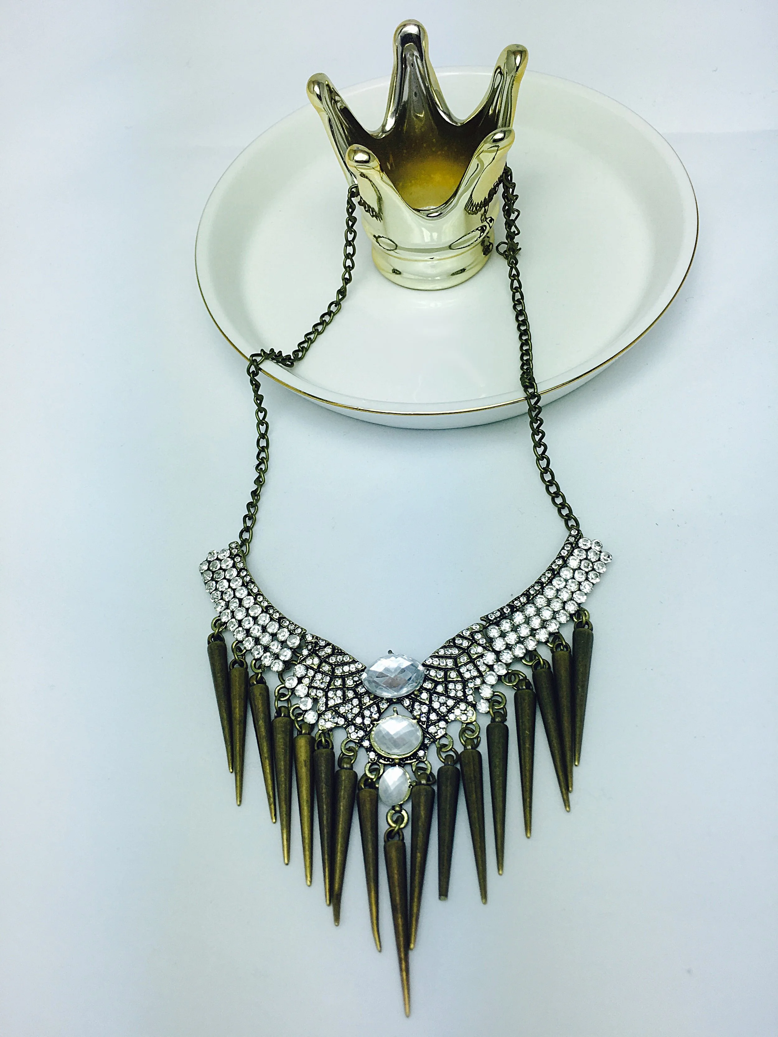 Retro Diamond Necklace 