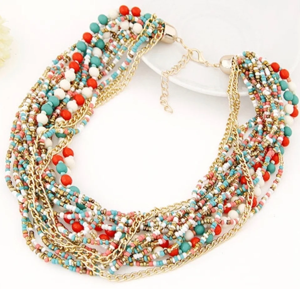 Mixed Beads Necklace 