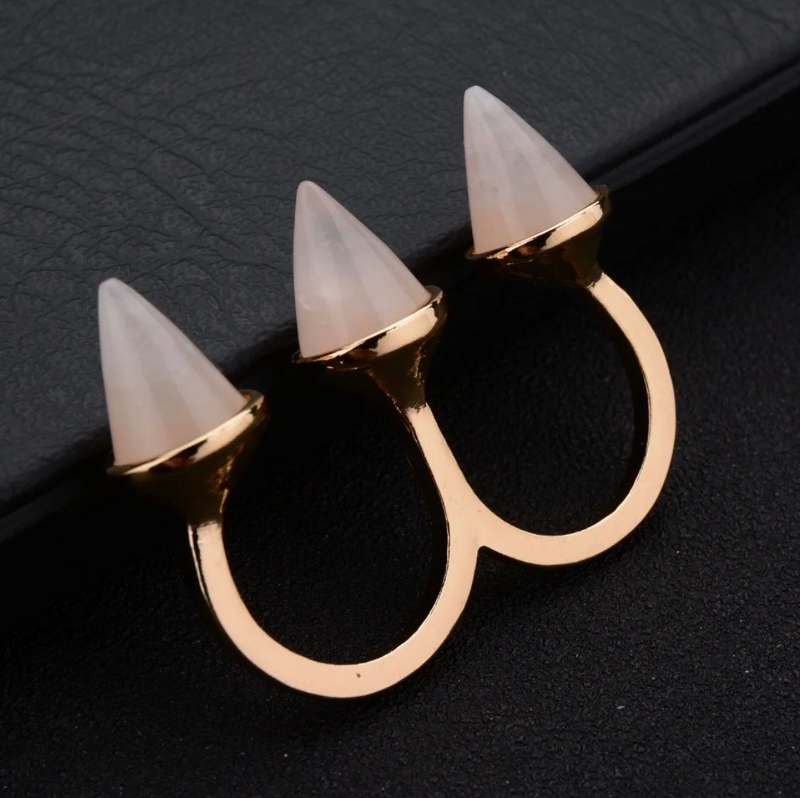 Cone Shape Cuff Ring 