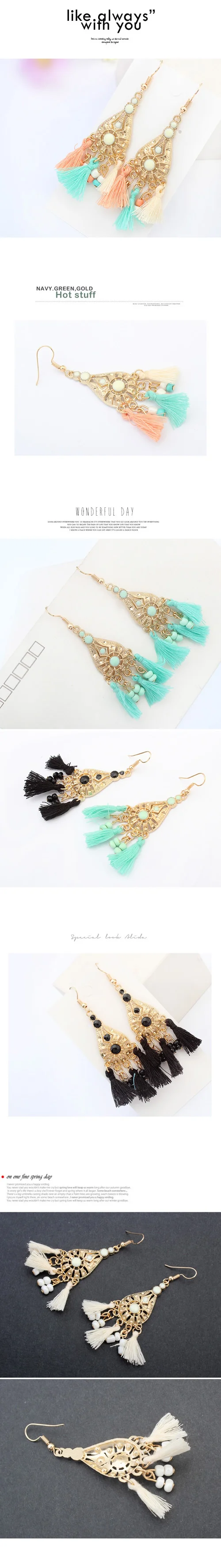 Short Tassel Earring