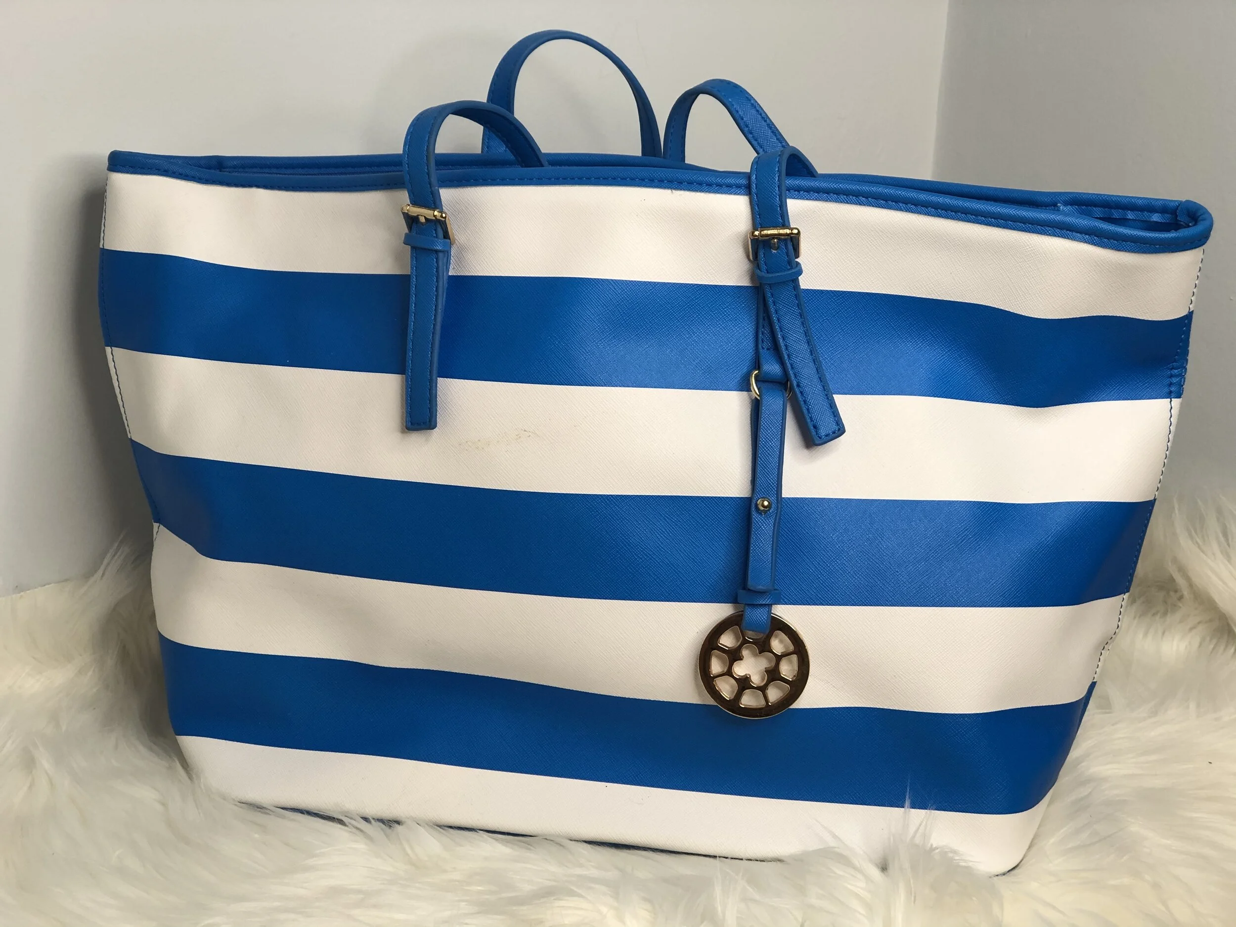 Striped Beach Tote