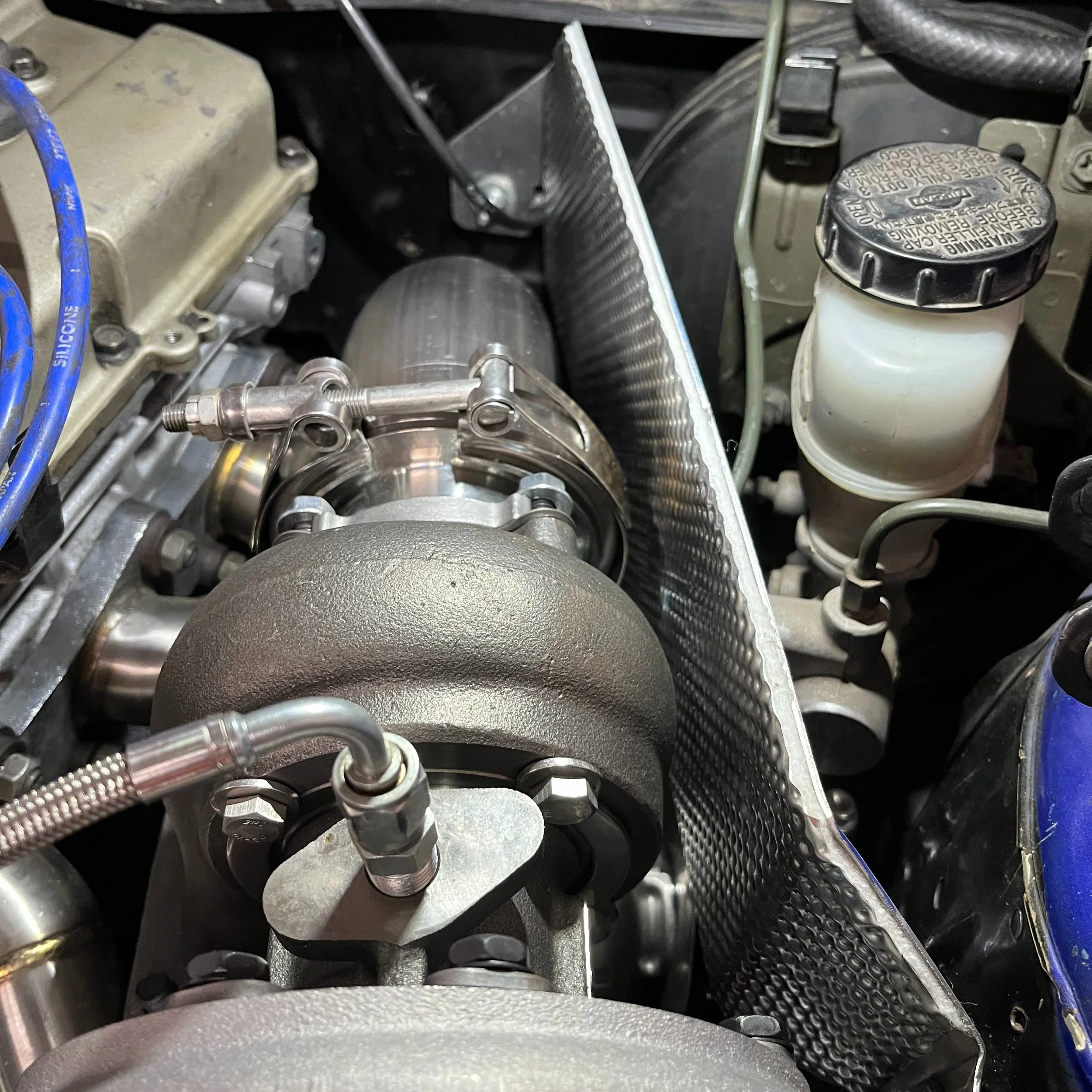 KA24T Turbo=>Brake Master/Booster Heat Shield
