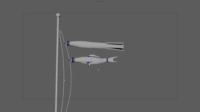 Koinobori | nCloth Playblast