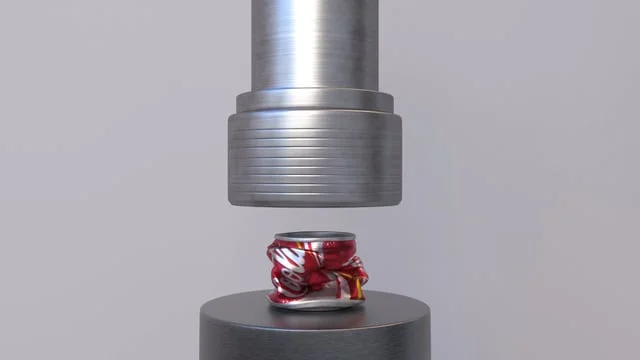 Can Crush | nCloth Maya