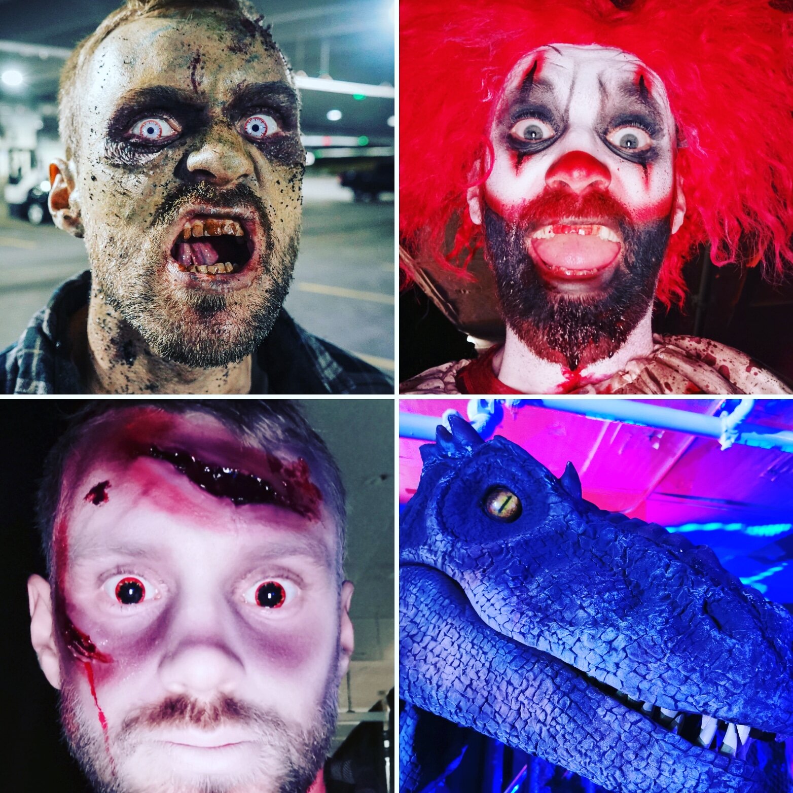  Some characters/makeups from Jestr Events Haunted Drive Thru   Halloween 2020 